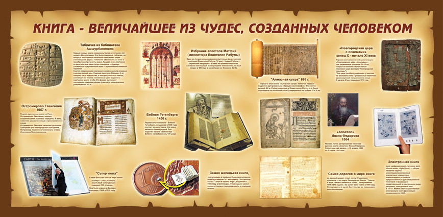 Стенд - Книга - величайшее из чудес